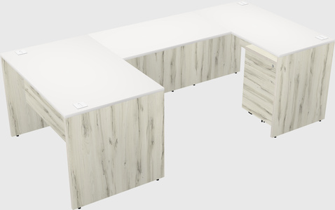 U-shaped desk