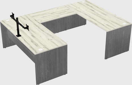 U-shaped desk