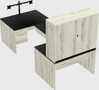 U-shaped desk