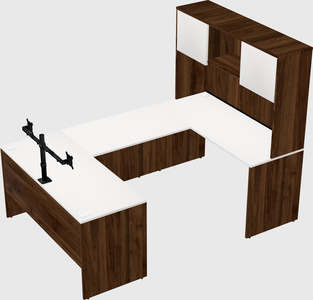 U-shaped desk