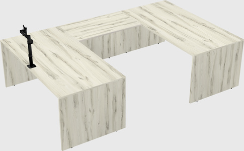 U-shaped desk