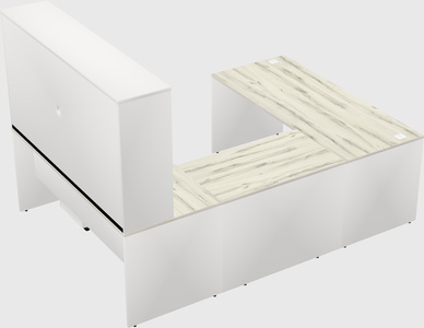 U-shaped desk