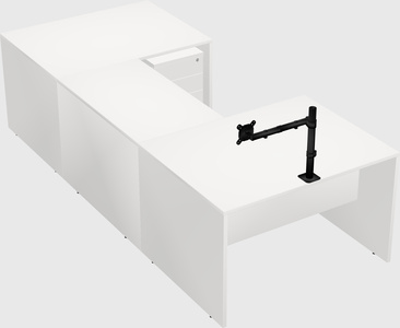 U-shaped desk