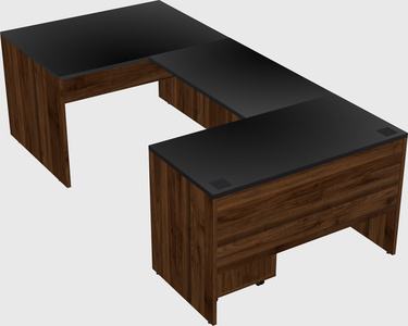 U-shaped desk