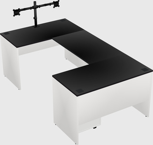 U-shaped desk