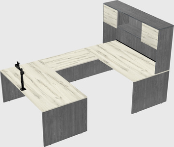 U-shaped desk