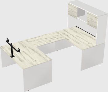 U-shaped desk