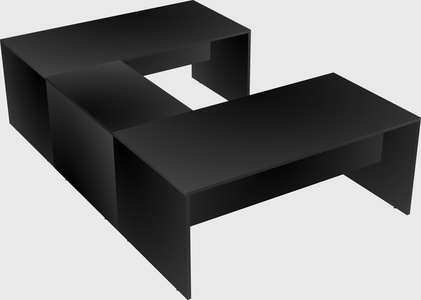 U-shaped desk