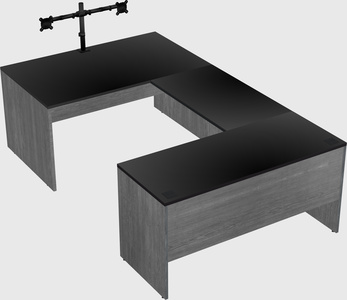 U-shaped desk