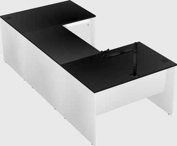 U-shaped desk