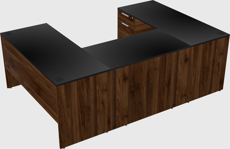 U-shaped desk