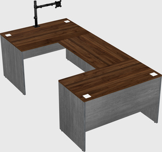 U-shaped desk