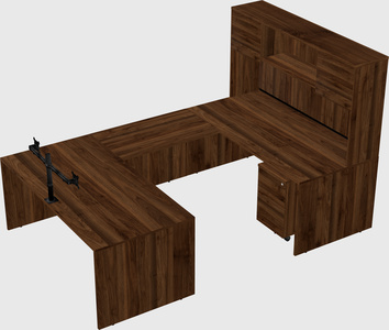 U-shaped desk