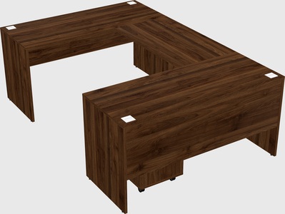 U-shaped desk