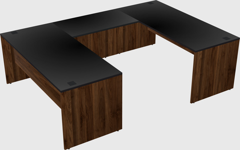 U-shaped desk