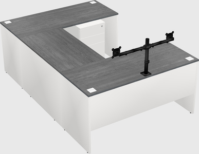 Bureau en u