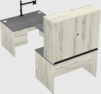 U-shaped desk