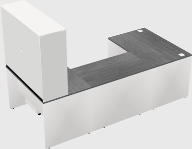U-shaped desk