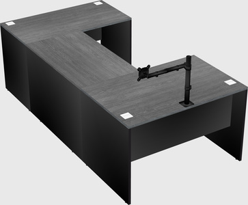U-shaped desk