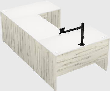 U-shaped desk