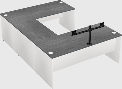 U-shaped desk