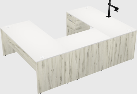 U-shaped desk