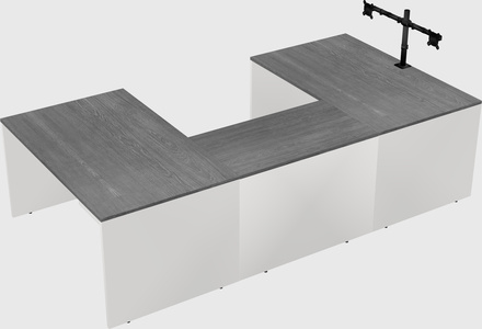 U-shaped desk