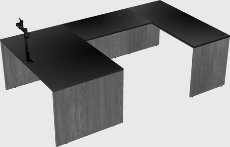 U-shaped desk