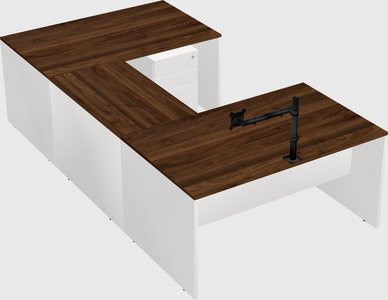 U-shaped desk