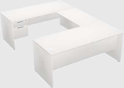 U-shaped desk