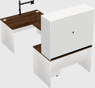 U-shaped desk