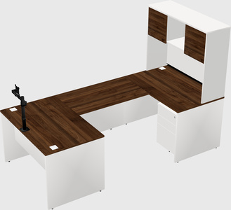 U-shaped desk