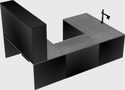 U-shaped desk