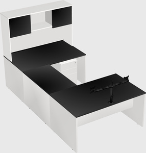 U-shaped desk