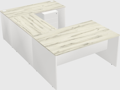 U-shaped desk