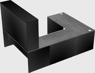 U-shaped desk