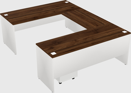 U-shaped desk