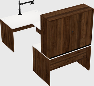 U-shaped desk