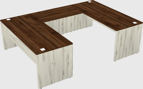 U-shaped desk