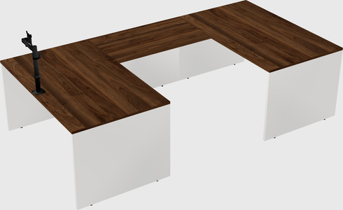 U-shaped desk