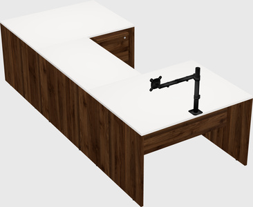 U-shaped desk