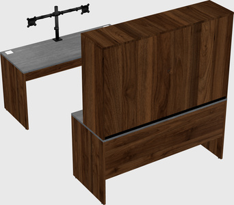 U-shaped desk