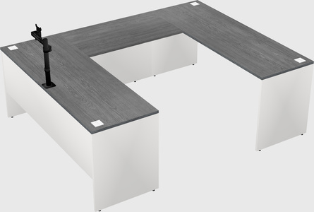 U-shaped desk