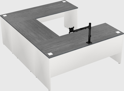 U-shaped desk