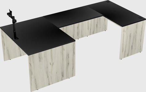 U-shaped desk