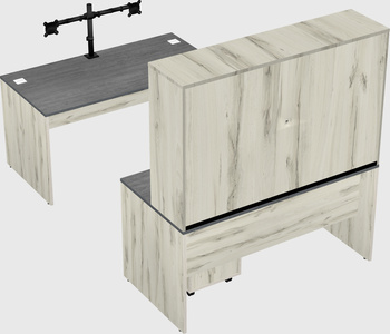 U-shaped desk