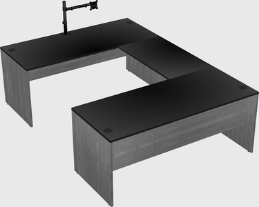 U-shaped desk