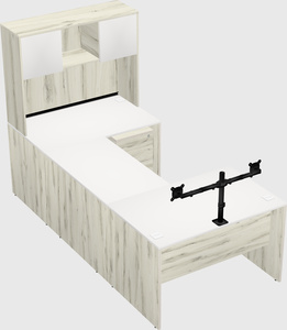 U-shaped desk