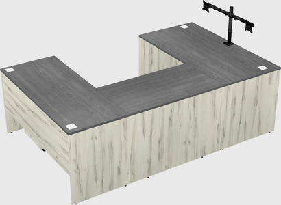 U-shaped desk