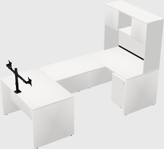 U-shaped desk